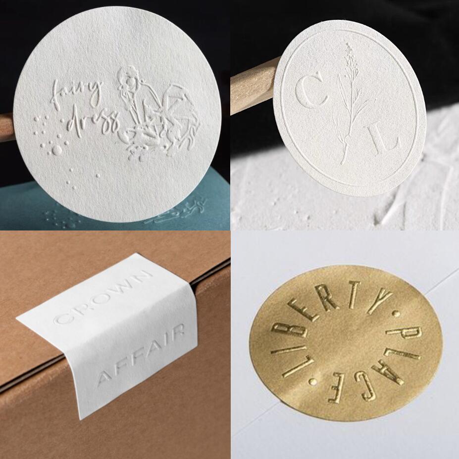 Resin Art Logo - Pegatinas en relieve 3D, etiqueta con