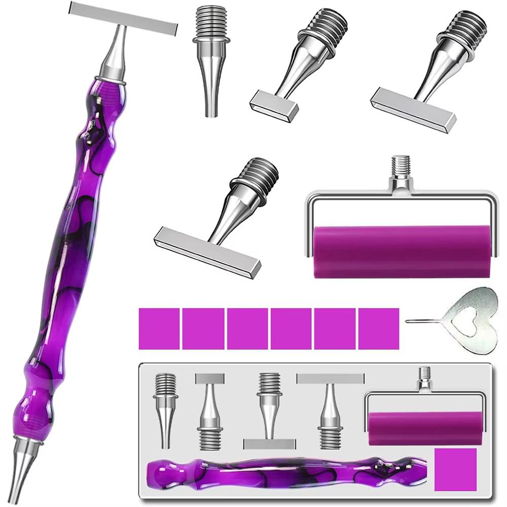 Resin Art Tool Kit - Juego de bolígrafos ergonómicos para pintura