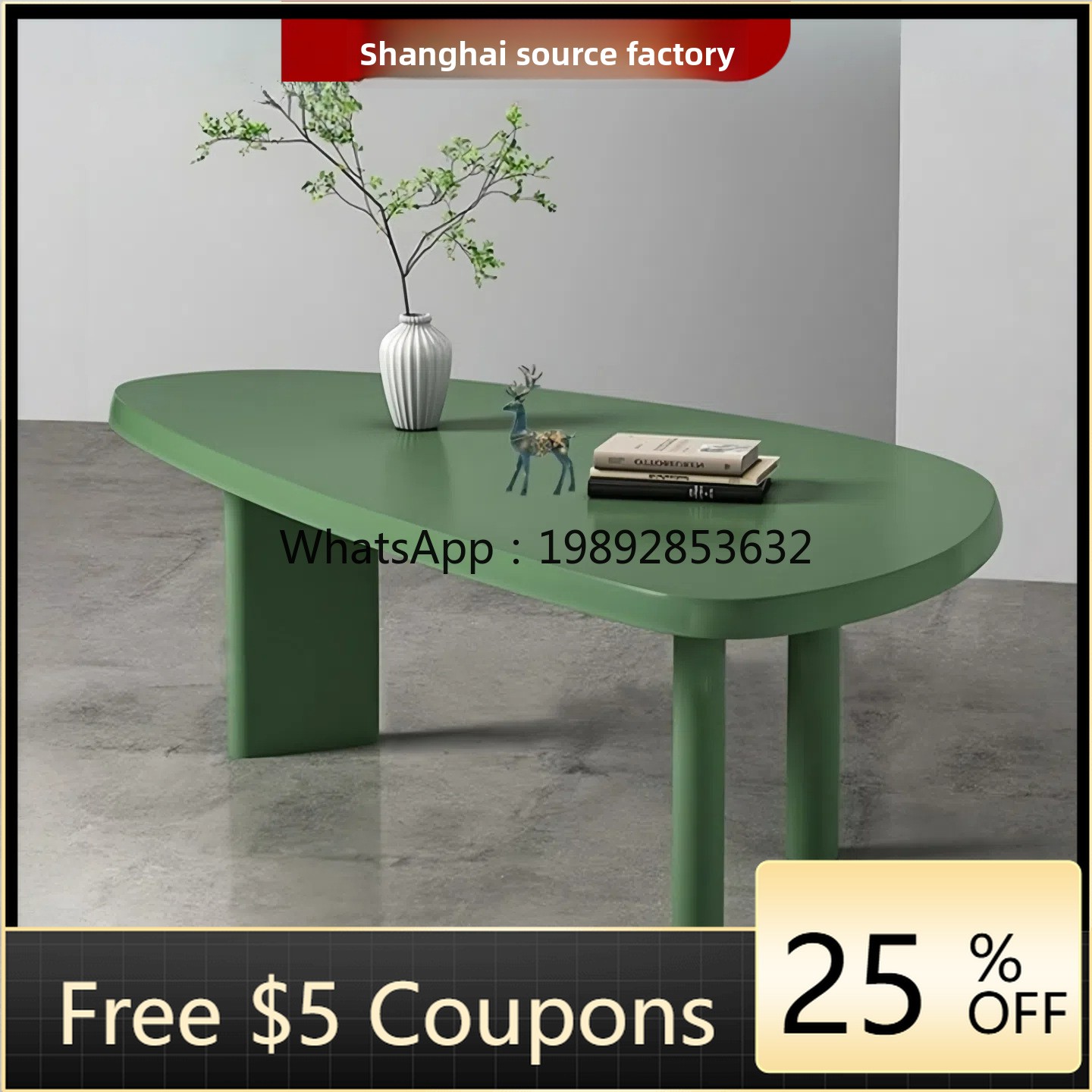 Resin Art Dining Table - Mesa de comedor lacada minimalista italiana