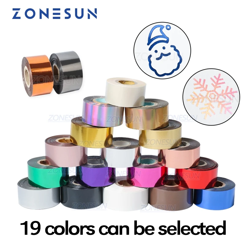 Resin Art Logo - ZONESUN-lámina de estampado en caliente, cinta