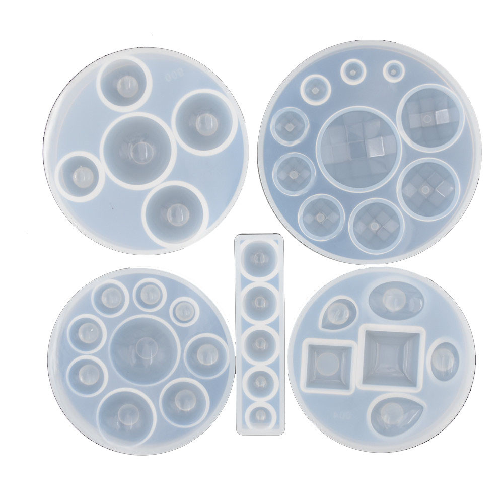 Resin Art Tool Kit - Molde de silicona de media bola,
