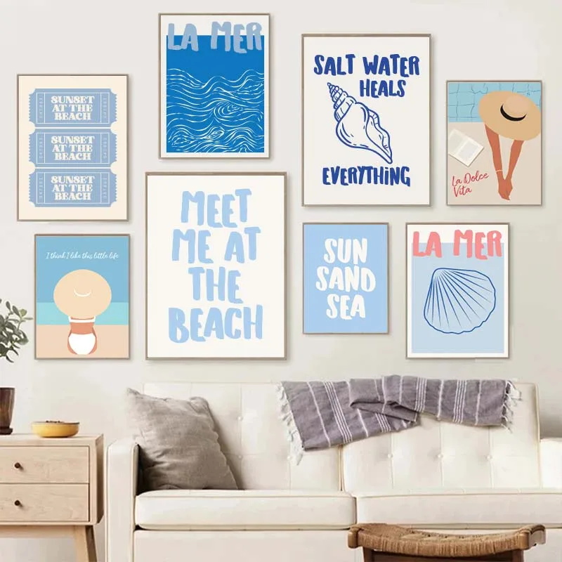 Resin Art Quotes - Pósteres de Conchas Marinas en la