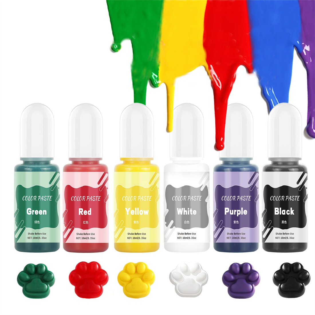 Resin Dye Opaque - 10ml pasta de Color sólido pigmento