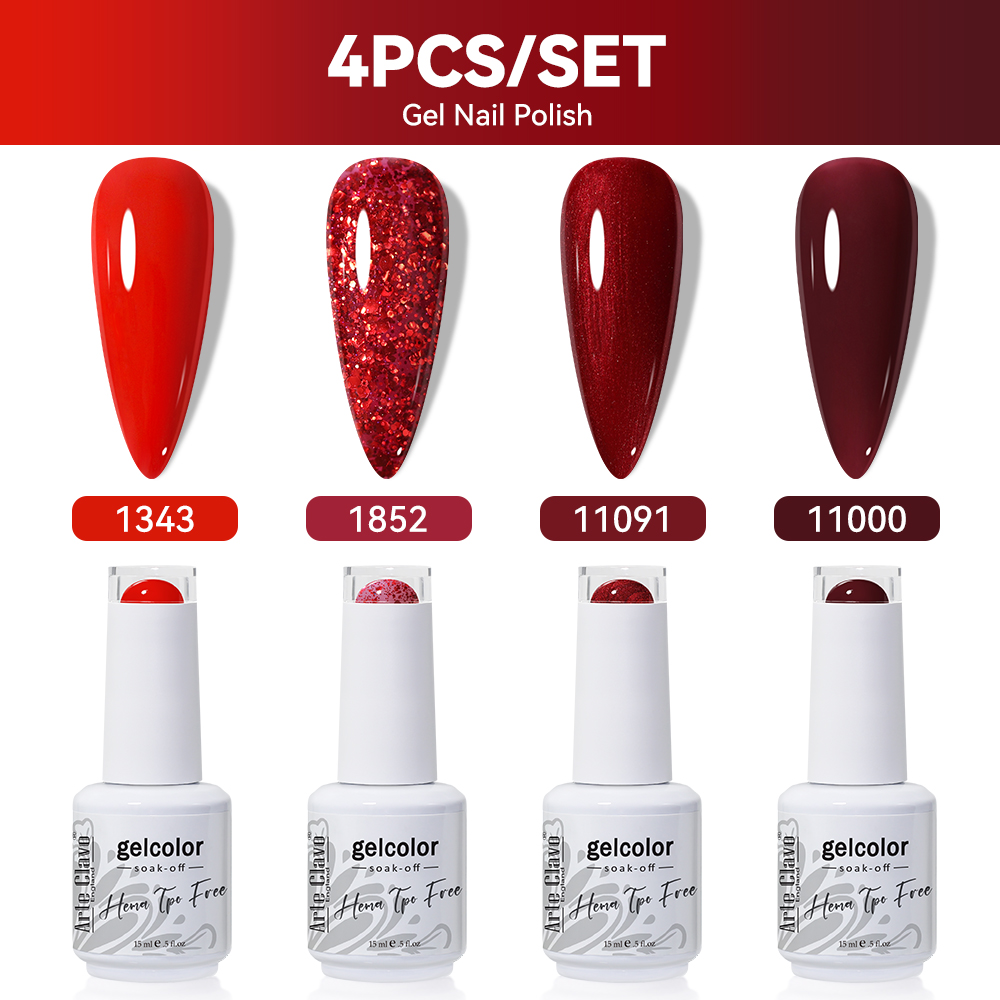 Resin Art Price - Arte Clavo 4 piezas/Set Esmalte de