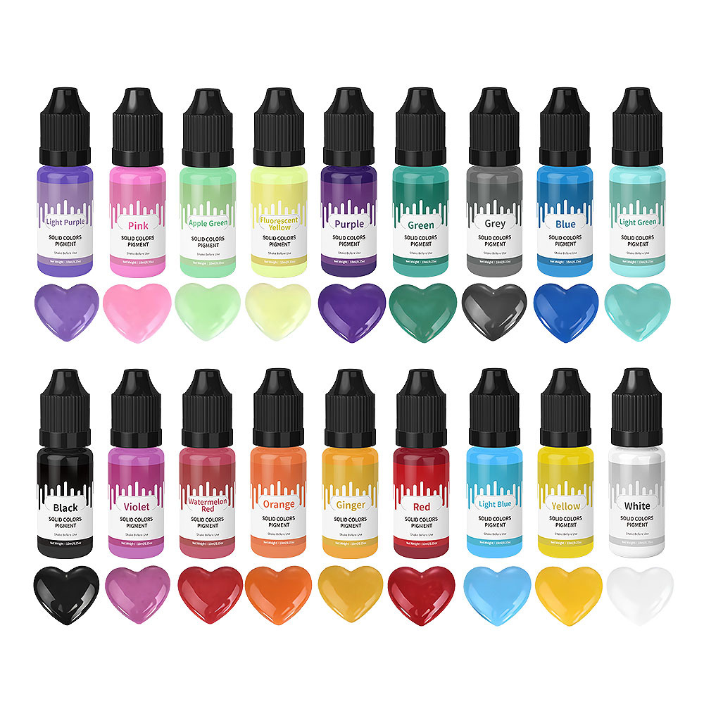 18 colores 10ml Macaron Color  - Resin Dye Opaque reseña y precio