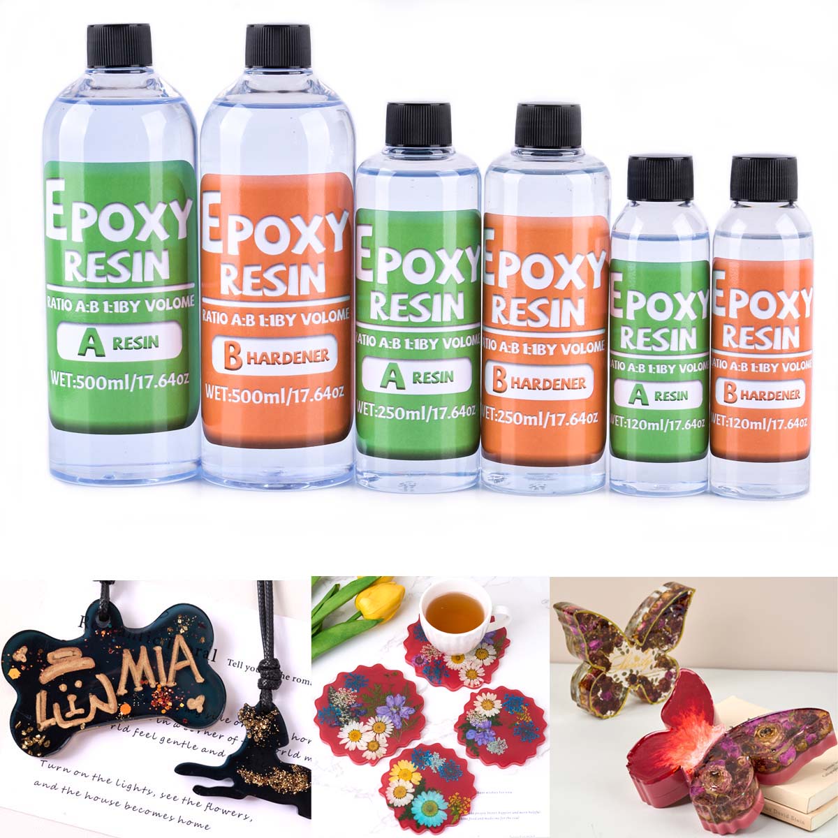 Kit de resina Epoxy con relaci - Resin Art Tool Kit reseña y precio