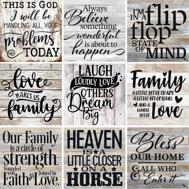 Pintura de diamantes con citas - Resin Art Quotes reseña y precio