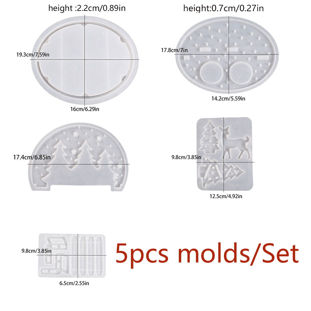 Moldes de silicona para portav - Resin Art Tool Kit reseña y precio
