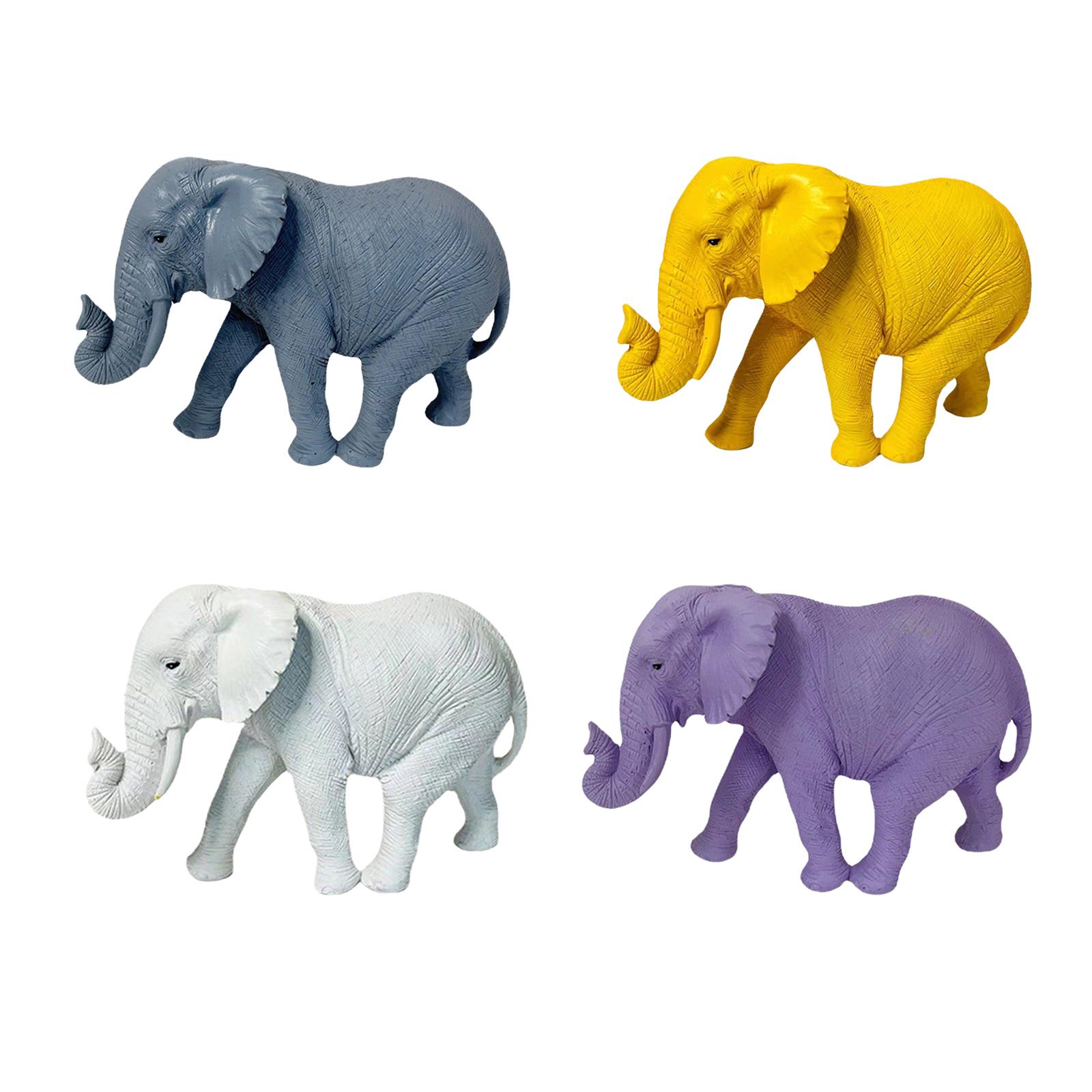 Estatua de elefante, escultura - Resin Art Dining Table reseña y precio