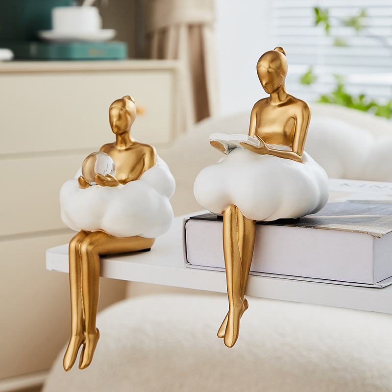 Figura Decorativa de Bailarina - Resin Art Dining Table reseña y precio