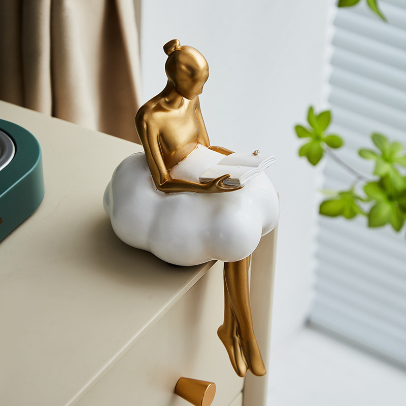 Figura Decorativa de Bailarina - Resin Art Dining Table reseña y precio