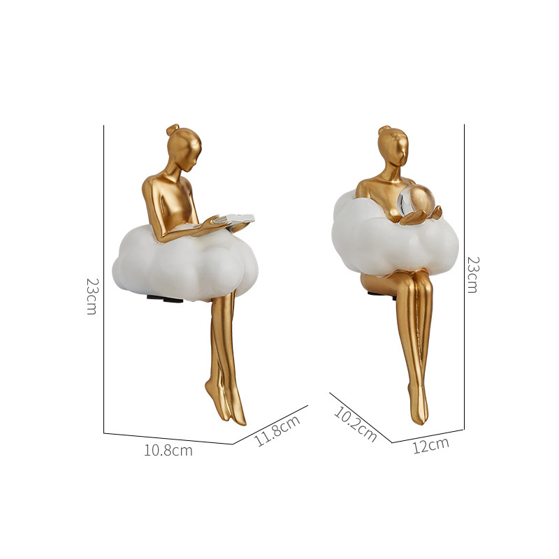 Figura Decorativa de Bailarina - Resin Art Dining Table reseña y precio