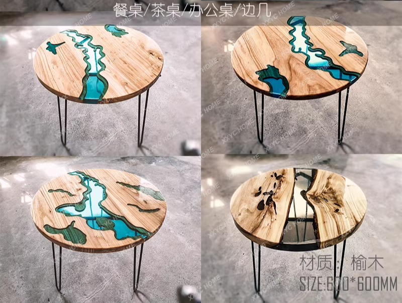 Mesa de comedor de arte creati - Resin Art Dining Table reseña y precio