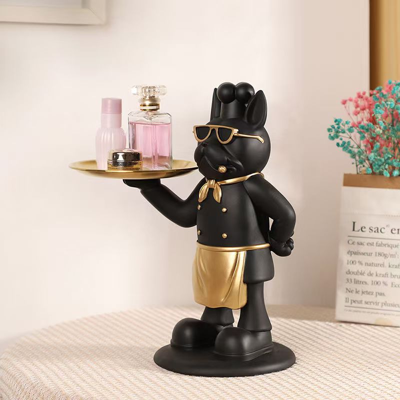 Bandeja de estatua de Chef pir - Resin Art Dining Table reseña y precio