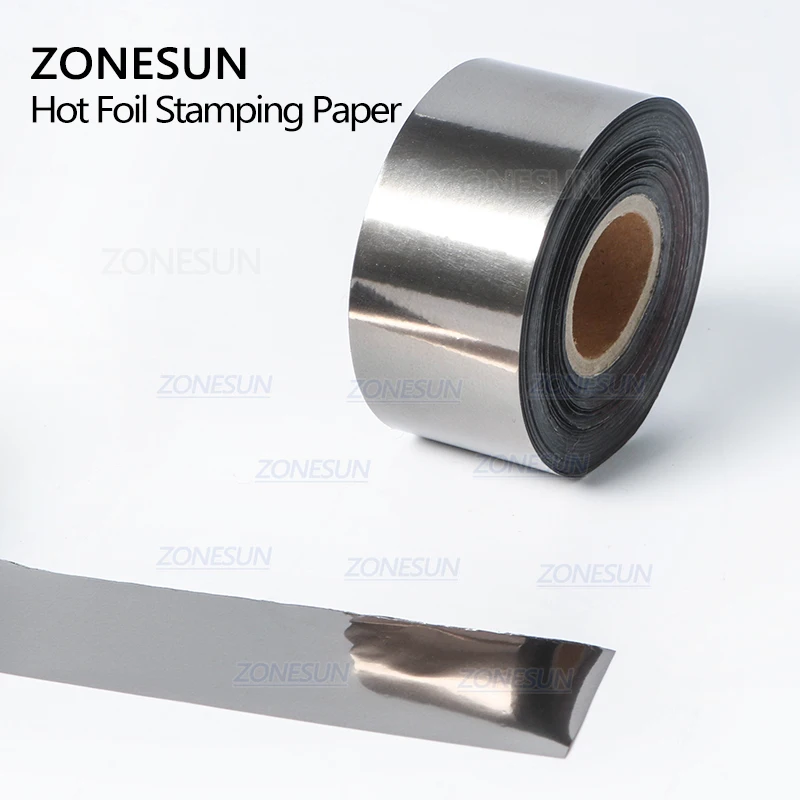 ZONESUN-lámina de estampado en - Resin Art Logo reseña y precio