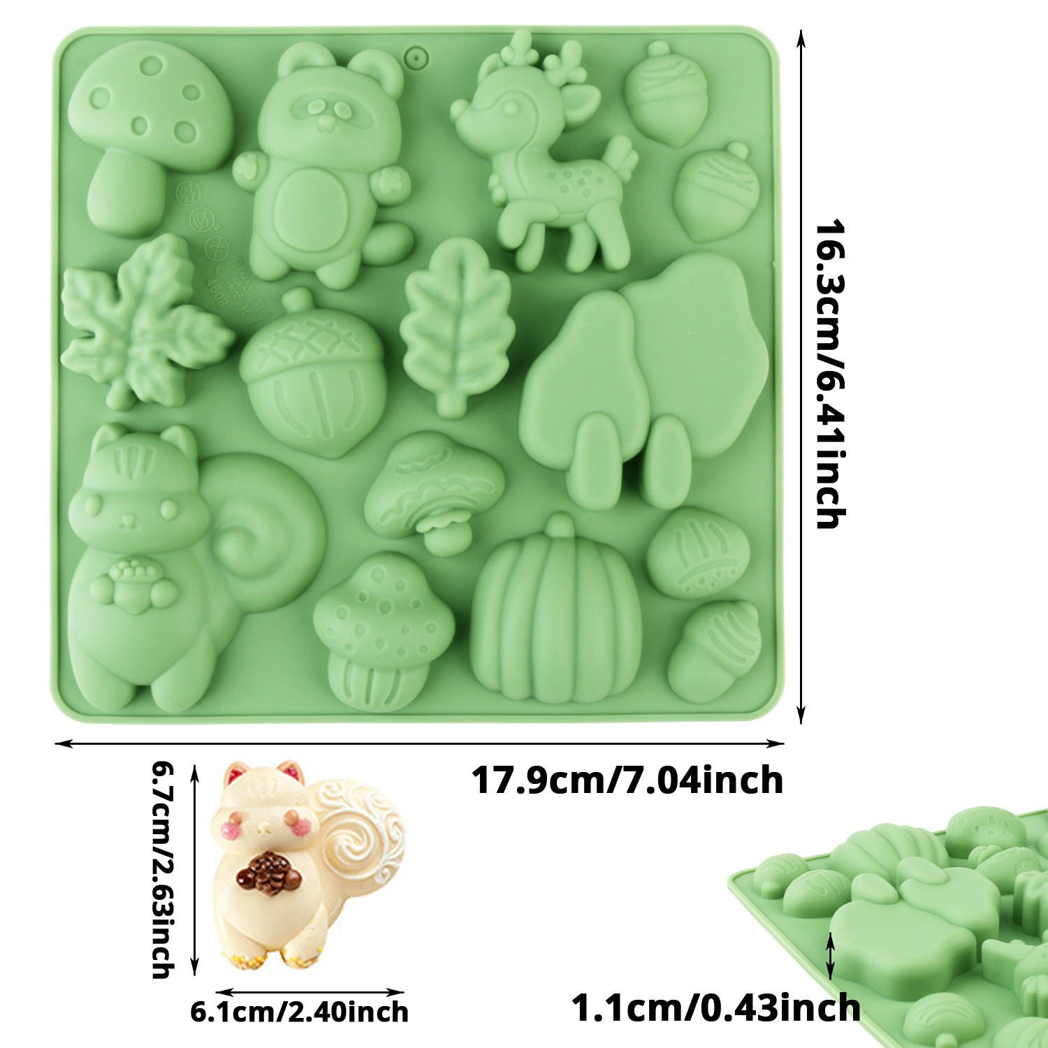 1 molde de silicona para paste - Resin Art Tool Kit reseña y precio
