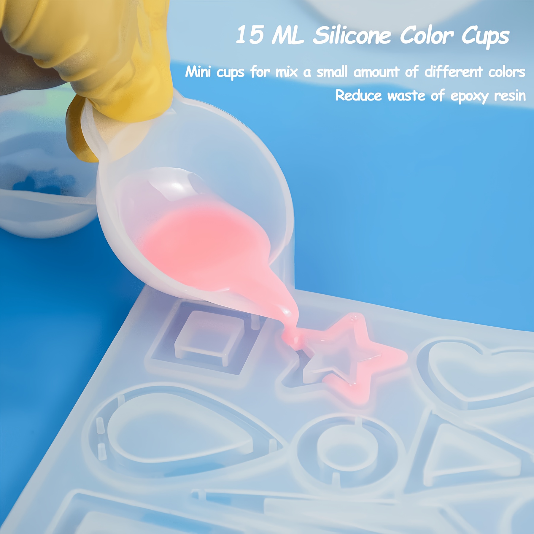 Juego de 21 moldes de silicona - Resin Art Tool Kit reseña y precio
