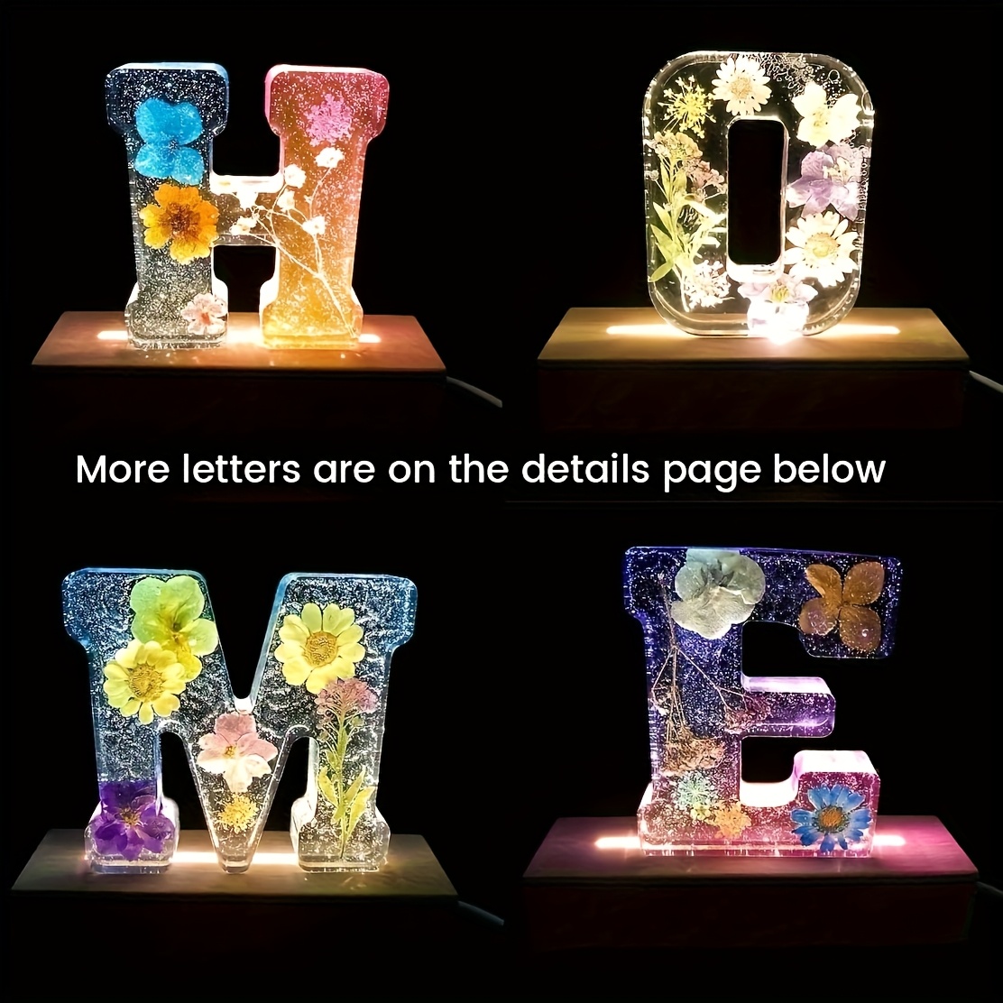 Molde de resina para letras gr - Resin Art Logo reseña y precio