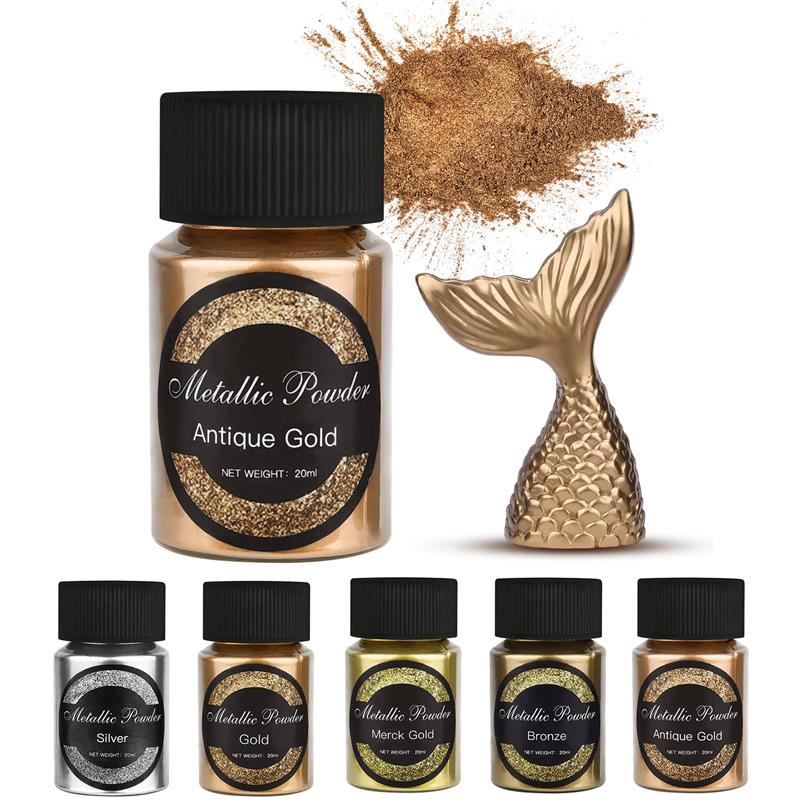 20 Ml brillo metálico oro plat - Resin Dye Opaque reseña y precio