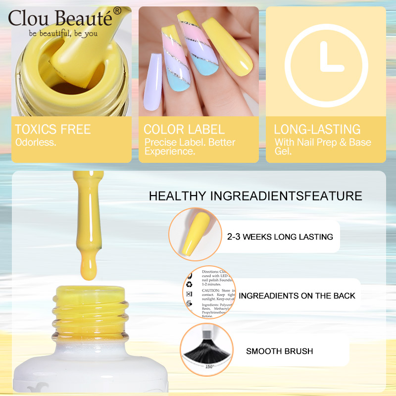 Clou Beaute-esmalte de Gel de  - Resin Dye Opaque reseña y precio